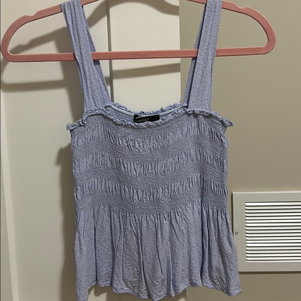 Light blue / periwinkle tank top